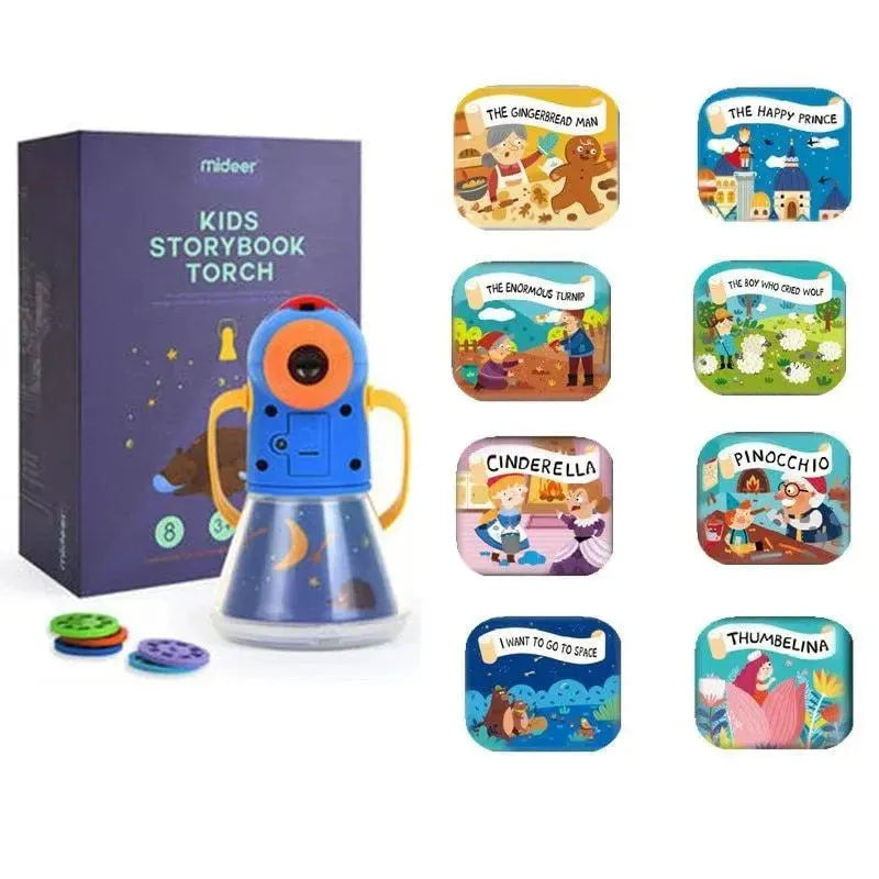 Luminária Com Projetor De Histórias Em Inglês