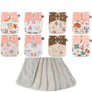 Fralda Ecológica Kit 8 Unidades + 8 absorventes