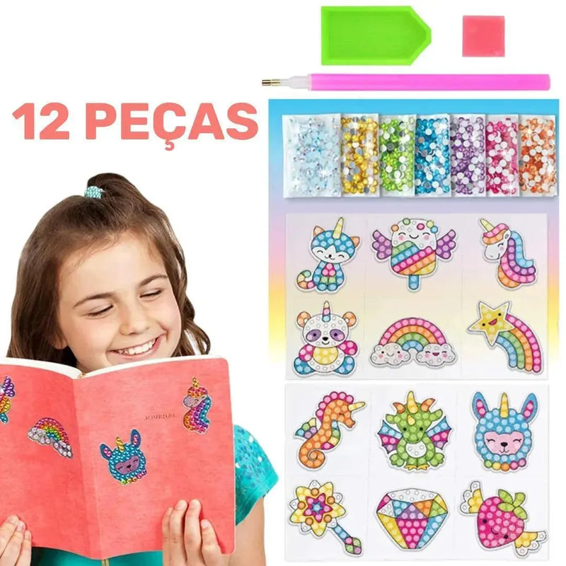 Kit Adesivo 5D - Artes com Diamantes