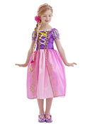 Vestido Infantil Princesa Rapunzel
