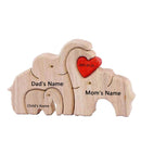 Quebra-Cabeça Família Elefante - Personalizado