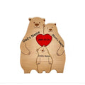 Quebra-Cabeça Personalizado - Família Urso