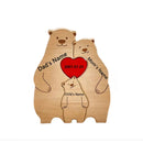 Quebra-Cabeça Personalizado - Família Urso