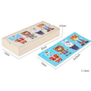 Quebra-Cabeça de Madeira - Troca de Roupa