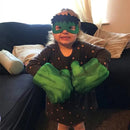 Par de Luvas e Máscara Super Heróis