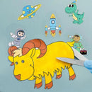 Bobina Criativa de Desenhos (3 Metros de Muitos Desenhos)