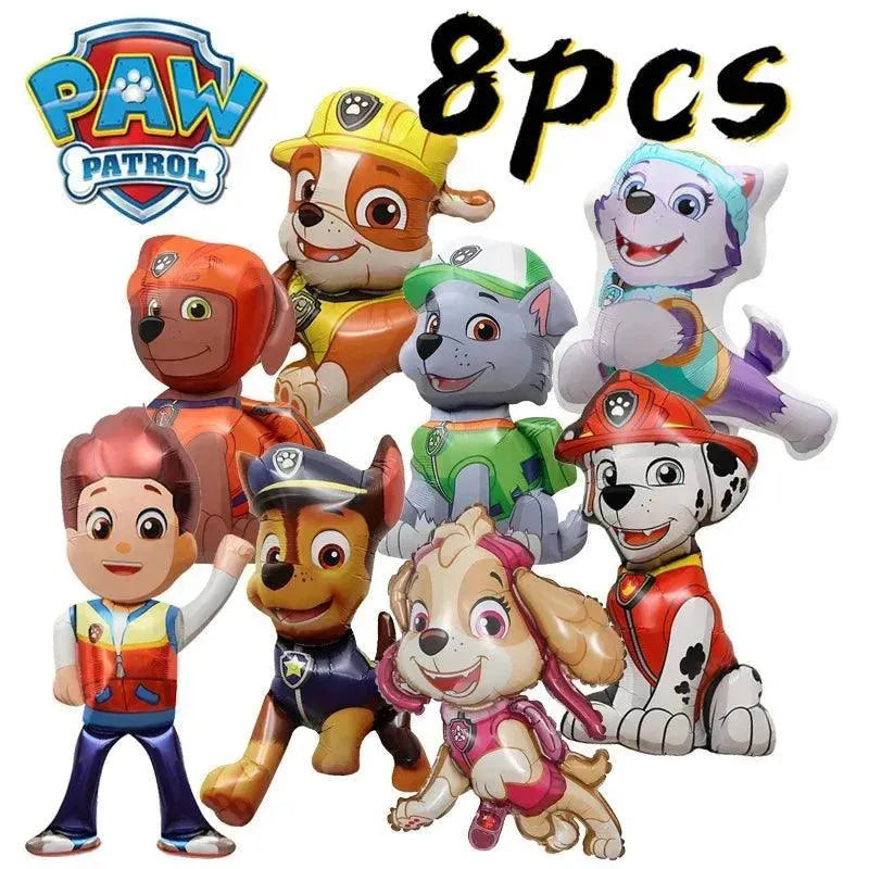 Kit Balões da Patrulha Canina - 8 Peças