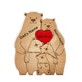 Quebra-Cabeça Personalizado - Família Urso