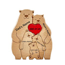 Quebra-Cabeça Personalizado - Família Urso