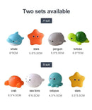 Kit Banho Interativo - Bichinhos Brilhantes de LED