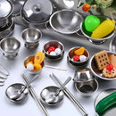 Kit cozinha infantil inox - 25 Peças
