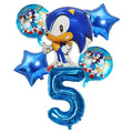 Kit Balões Sonic - 6 Peças