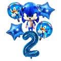 Kit Balões Sonic - 6 Peças