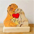 Quebra-Cabeça Personalizado - Família Rei Leão