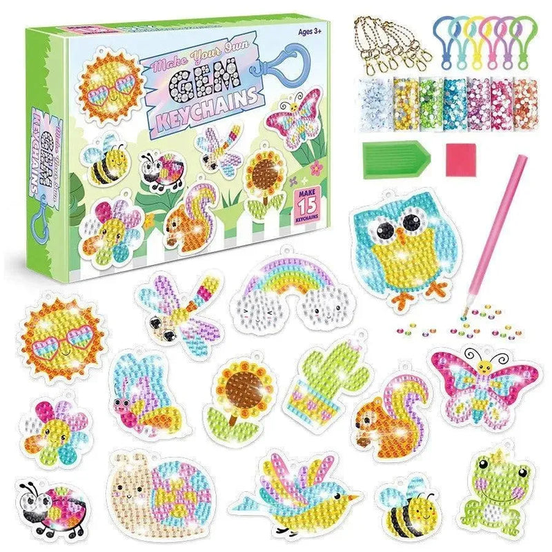 Kit Chaveiro 5D - Artes com Diamantes