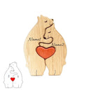 Quebra-Cabeça Família Urso - Nome Personalizado