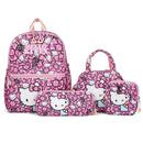 Kit Mochila Hello Kitty - Kuromi 4 peças