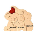 Quebra-Cabeça Personalizado - Família Elefante