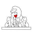 Quebra-Cabeça Família de Leões - Personalizado