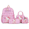 Kit Mochila Hello Kitty - Kuromi 4 peças