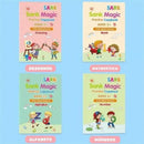 KIT 4 Cadernos de Caligrafia Mágicos